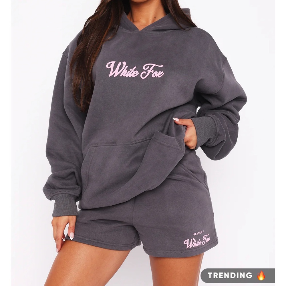 White Fox Boutique Season 7 Oversized Hoodie and Sweatpants Set Monument